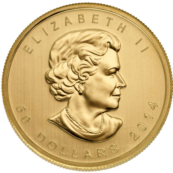 Buy 1 oz. Canadian Gold Maple Leaf, Gold Coins